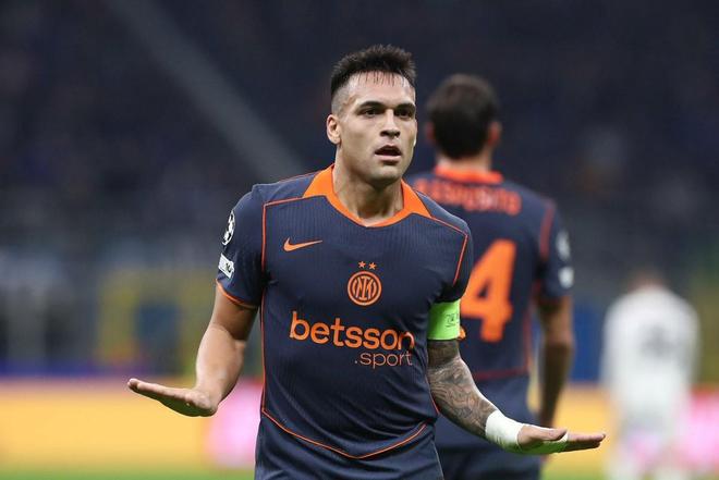 12球超越凯恩，劳塔罗是2025年欧冠进球最多的球员