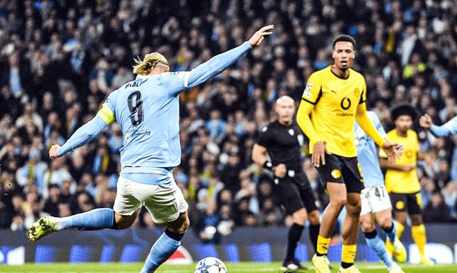 欧冠综述：曼城4-1多特！巴萨爆冷3-3，国米开局4连胜+穆帅4连败