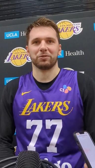 喊出那五個字，東契奇談湖人上限：我們的目標是贏得總冠軍