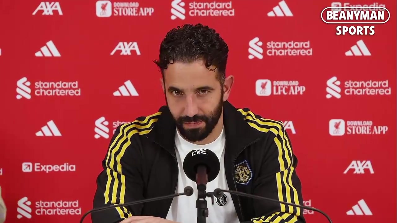 阿莫林赛后你们说着我圣诞节前就会下课而球迷们唱歌支持我